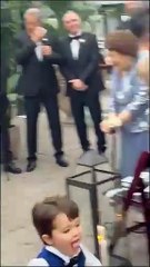 Little boy at wedding