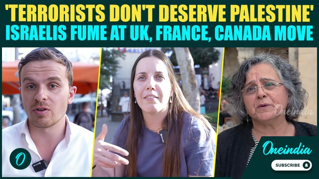 VIDEO: Israelis REACT In Anger As Britain, Australia & Canada RECOGNISE Palestinian State
