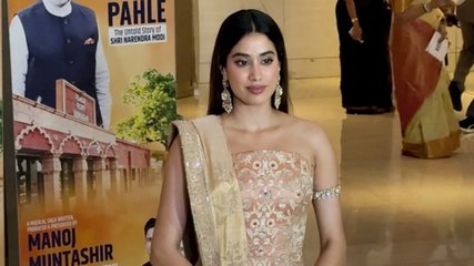 ट्रेडिशनल लुक में Janhvi Kapoor का देसी अंदाज वायरल