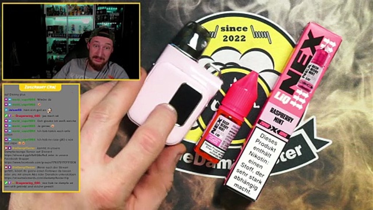 Nex Liq Raspberry Mint Liquid Geschmackstest