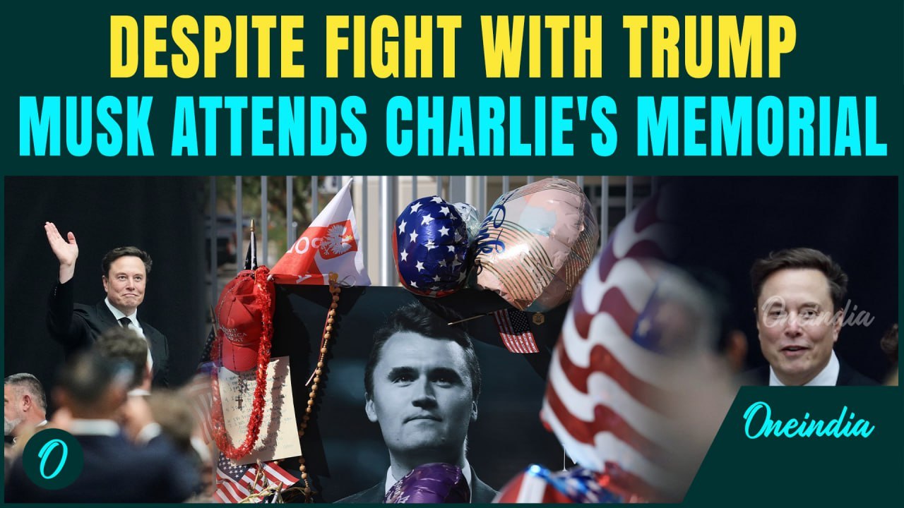 Charlie Kirk Memorial Breaking: Despite Trump Clash, Elon Musk ATTENDS Kirk's Funeral At Stadium