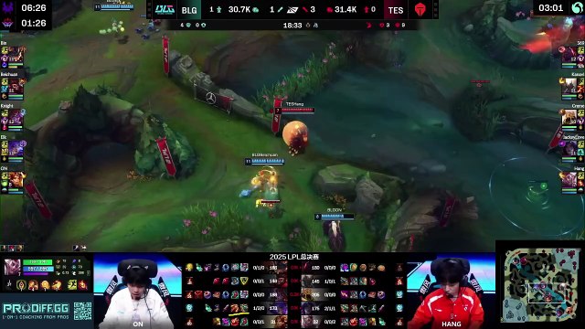 BLG vs TES Highlights Game 1 LPL 2025 Split 3 Finals Bilibili Gaming vs Top Esports