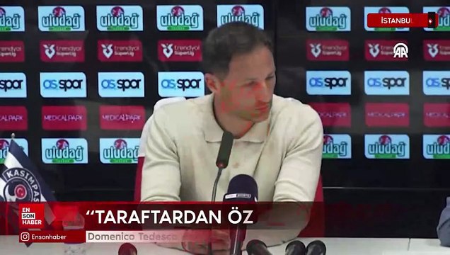Domenico Tedesco, Fenerbahçe taraftarından özür diledi