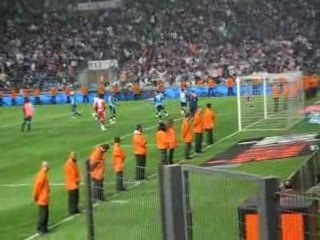 Fin du match OM Strasbourg le 17 mai 2008