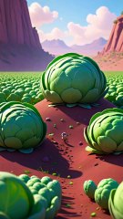 Cabbage Rolls Down Big Hill 🥬⛰️💨😂