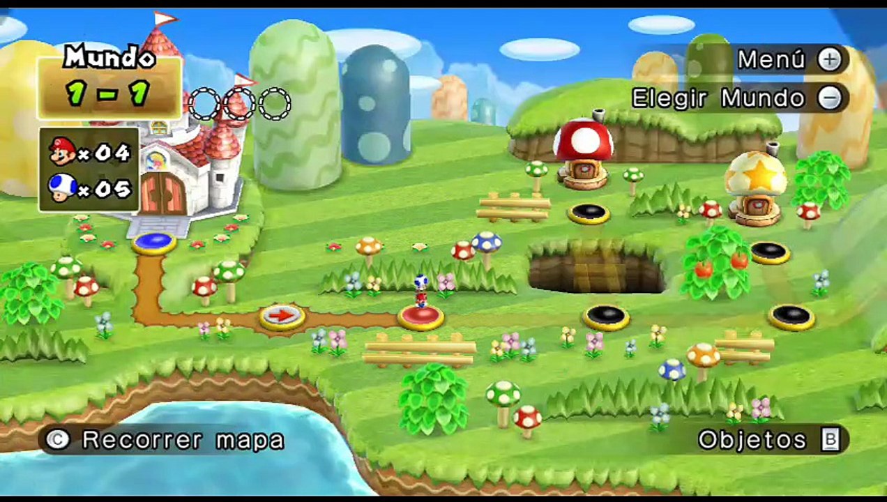 New Super Mario Bros. Wii online multiplayer - wii