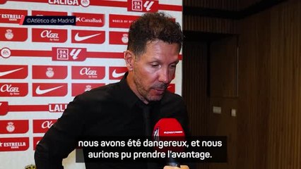 Atlético - Simeone : "Nous sommes sur la bonne voie"