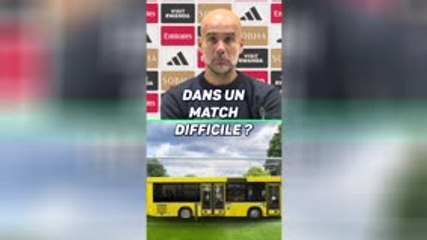 Man. City - Guardiola a garé le bus : "Une fois en 10 ans, ce n'est pas si mal non ?"