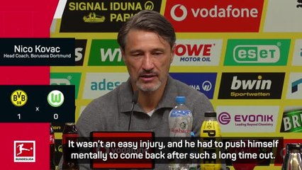 Schlotterbeck's return from injury impresses Kovac