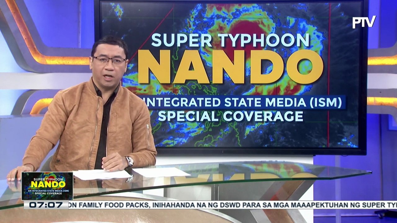 Super typhoon "Nando", lumakas pa habang kumikilos ng pakanluran-hilagang kanluran ng bansa