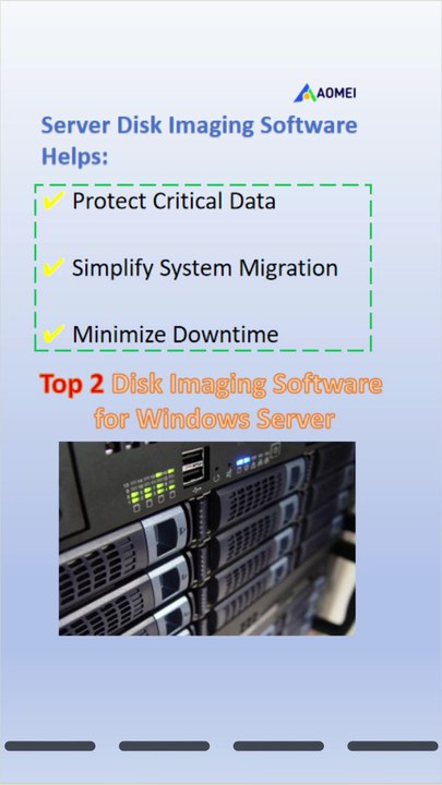 Top 2 Server Disk Imaging Software for Windows Servers