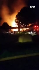 Kebakaran di sekitar komplek candi Borobudur