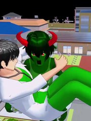 Sakura kid vs horror girl#sakura #sakuraschoolsimulator #sakuraschoolsimulatordrama #comedy #prank