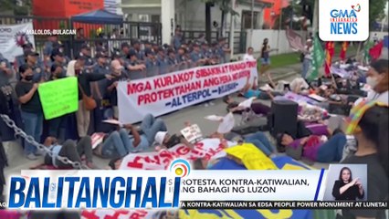 Kabi-kabilang kilos-protesta kontra-katiwalian, isinagawa sa iba't ibang bahagi ng Luzon | Balitanghali