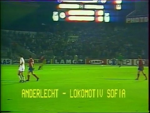 ANDERLECHT - LOKOMOTIV SOFIA - 1977 - SAISON 1977/1978 -