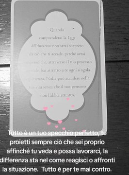 Tutto ti mostra dove devi lavorare sta a te voler Crescere o Ripetere