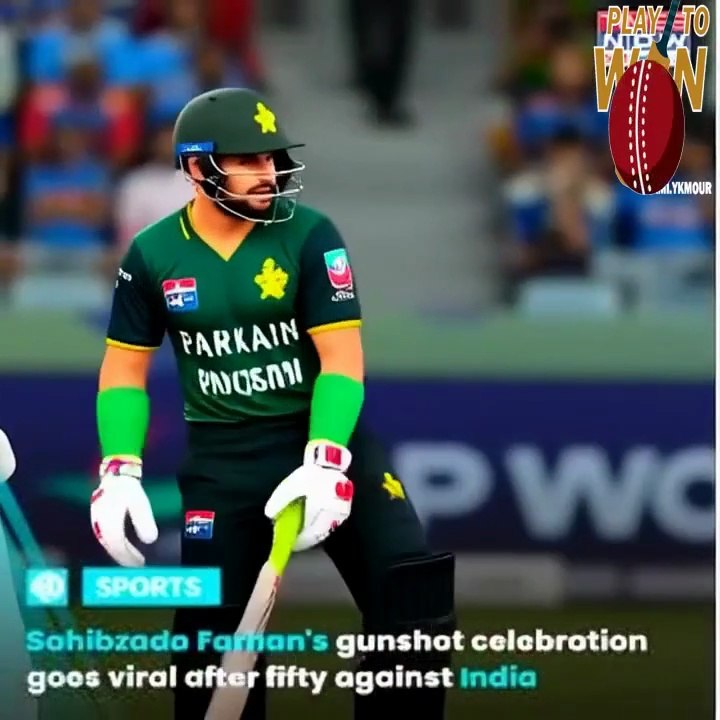 Farhan's Gunshot 50 Makes India 😢 #PakCricket #AsiaCup2025