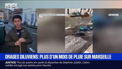 Orages diluviens à Marseille: des dégâts encore visibles lundi matin dans la cité phocéenne