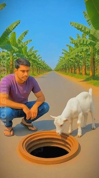 How rescue team save the life of goat baby #animals #firebrigade😱 #facebookviral #jalpari #foryouシ #BunnyAdventure #trend #amazingfacts #animation #indian #bestoftheday #trending #explore #cartoon #Amazing #shorts #AI #duck #animals @follwer @Highligh