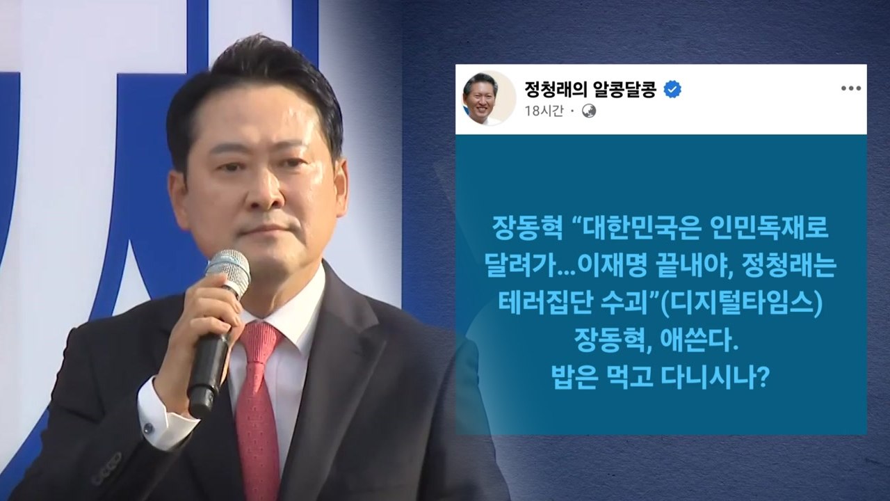 국민의힘 대구집회 "이재명 당선 무효"...정청래 "입으로 오물 배설" [앵커리포트]...