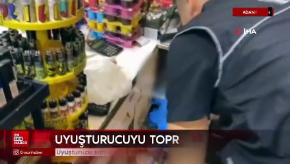 Adana'da uyuşturucuyu toprağa gömdüler