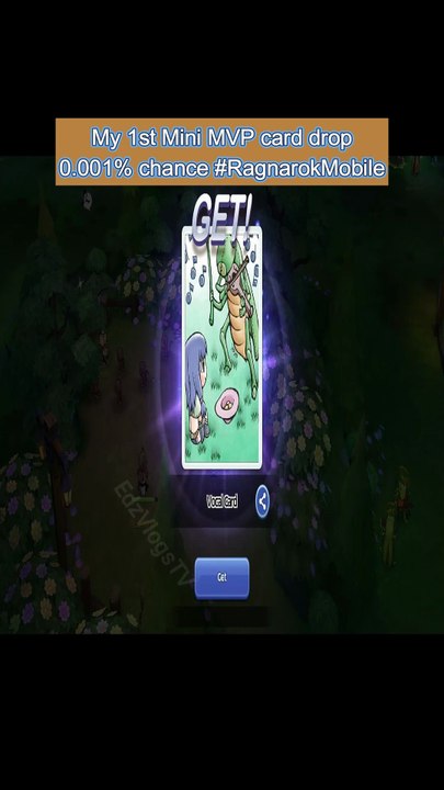 I GOT A VOCAL CARD! My 1st Mini MVP card drop boss hunt (0.001% drop rate chance) in Ragnarok Mobile Eternal Love server.