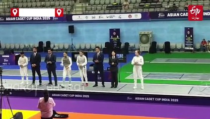 ہریانہ کی پراچی سینی نے ایشین کیڈٹ کپ میں فینسنگ میں گولڈ میڈل جیتا، ہریانہ میں منایا گیا جشن