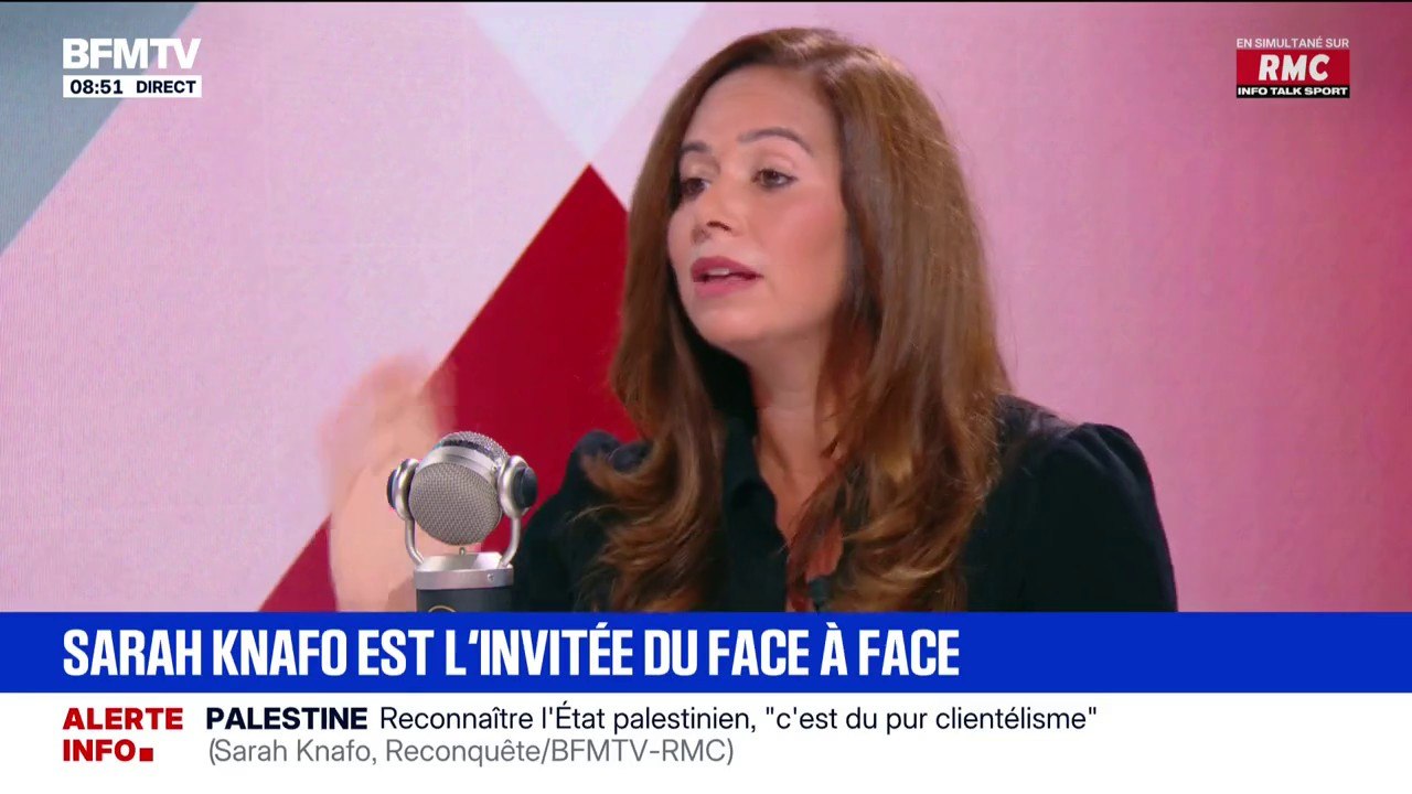 Pour Sarah Knafo (Reconquête), Michel Barnier "n'est pas un modèle ni une personne avec qui s'allier demain"