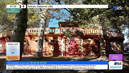 22/09/2025 - ici matin par ici Gascogne en vidéo