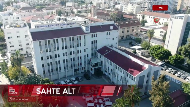 Mersin'de kuyumcuları sahte altınla dolandırdılar yakalandılar