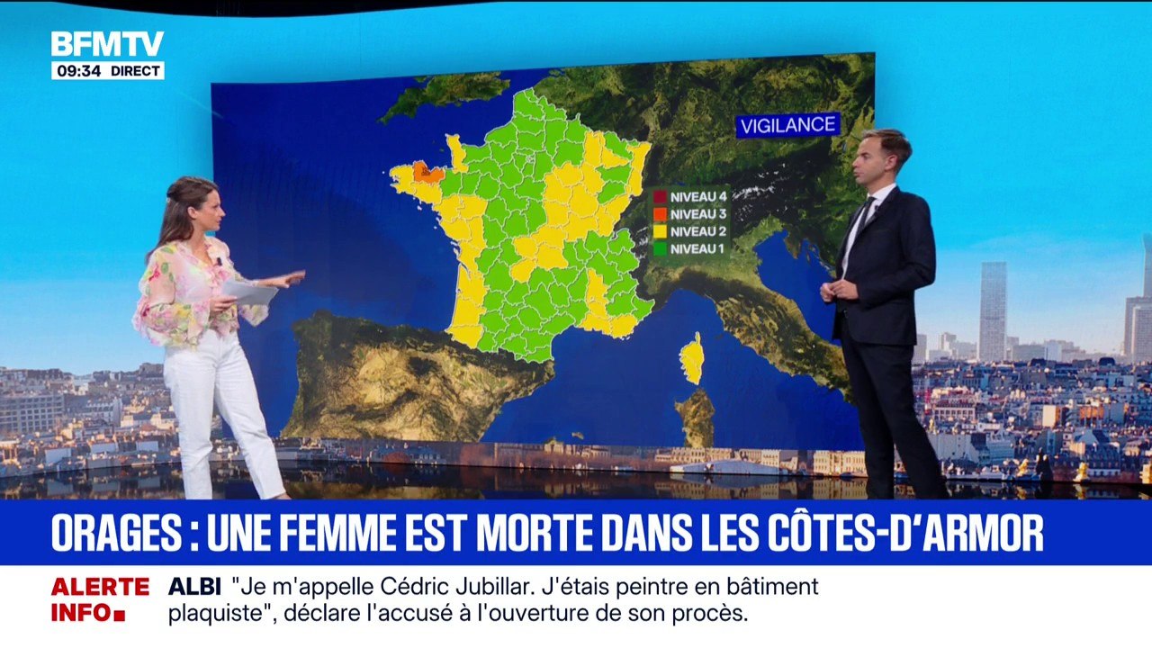 Orages: une femme est morte dans les intempéries qui ont frappé les Côtes d'Armor