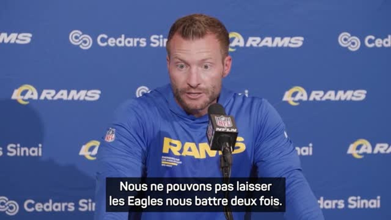Rams - McVay : "Je ne vais pas chercher d'excuses"