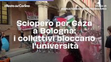Sciopero per Gaza a Bologna: i collettivi bloccano l'università