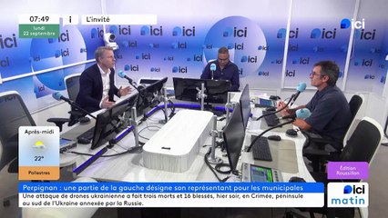 Mathias Blanc, candidat à la mairie de Perpignan