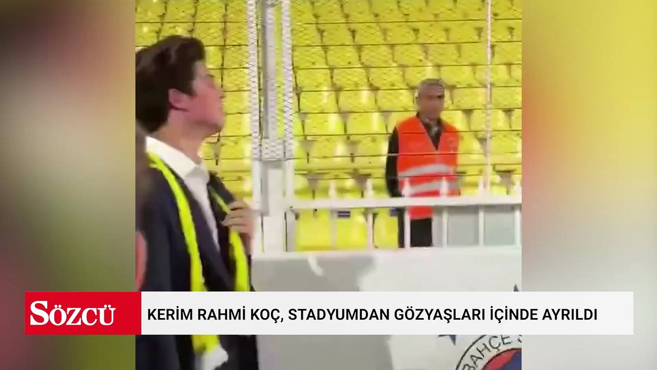 Fenerbahçe kongresine damga vuran görüntü: Kerim Rahmi Koç'un zor anları
