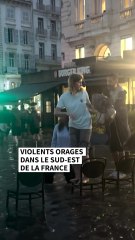 Violents orages dans le sud-est de la France : une femme est décédée dans son véhicule à cause des intempéries