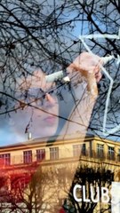 Peinture sur vitrine pour Noël