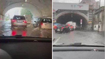 Allagati sottopassi e marciapiedi a Milano: viabilità rallentata in tutta la città