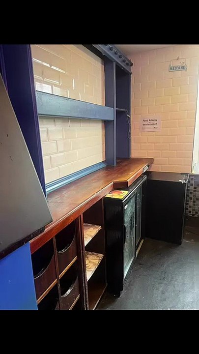 Inside The Nib at Millhead as refurb is under way