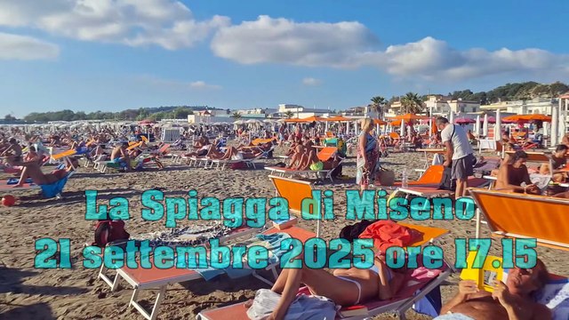 Bacoli (NA) - TUTTI AL MARE A MISENO NELLA ULTIMA DOMENICA DI ESTATE (21.09.25)