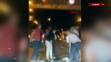 Mardin'de üst geçidi kullanmayan yayaya otomobil çarptı