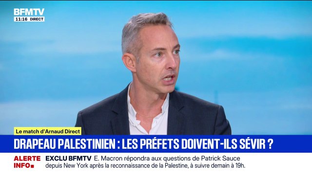 Drapeau palestinien sur les mairies: Il faut le faire et bravo aux maires qui le font , dit Ian Brossat, sénateur de Paris, porte-parole du Parti Communiste Français