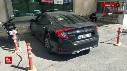 Malatya'da kalp krizi geçiren sürücü 7 araca çarptı