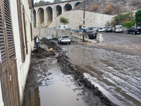 Intempéries : l'Estaque après les pluies diluviennes