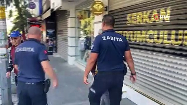Yarım saate 270 lira toplayan dilenci, zabıtayı bile şaşırttı