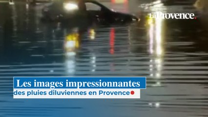 Les images impressionnantes des pluies diluviennes en Provence