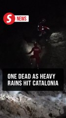One dead, one missing after heavy rains in Spain's Catalonia region