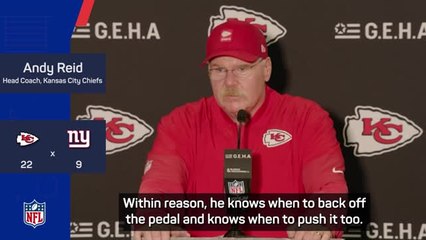 Reid brushes off sideline clash with Kelce