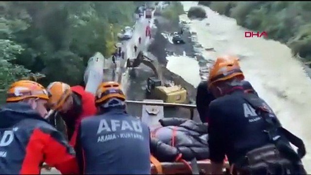 Ayder'i vuran çamur selinde mahsur kalanlar için tahliyeler sürüyor!