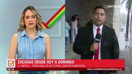 Primer día de presentación de excusas arranca con filas en Santa Cruz